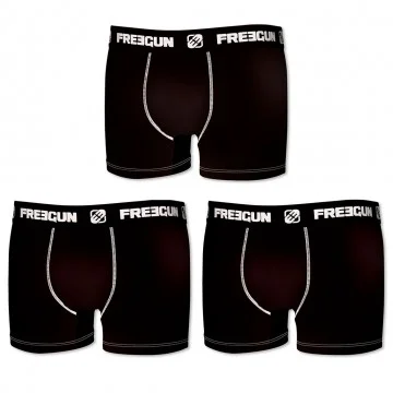 Lot de 3 Boxers Coton Homme (Lot boxers Homme) Freegun chez FrenchMarket