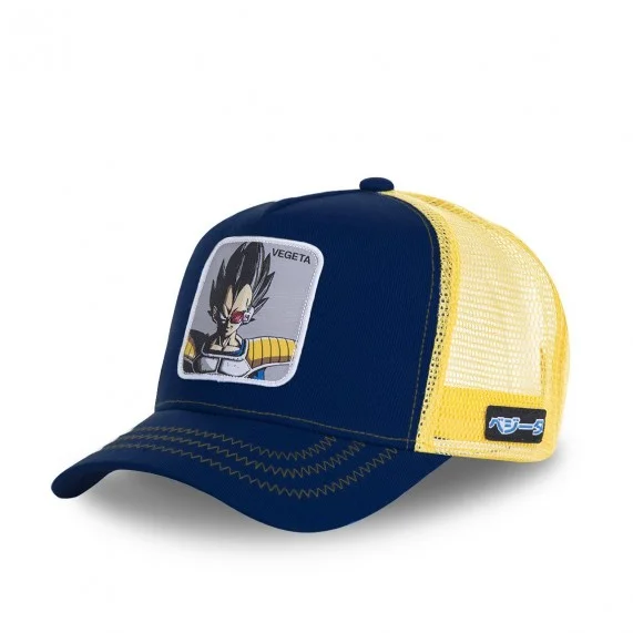 CAPSLAB Casquette Dragon Ball Z Vegeta Navy Yellow