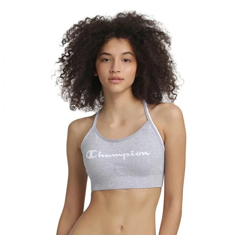 Champion - Brassière Femme Seamless Fashion L Gris