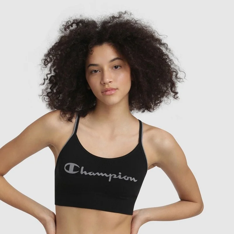 Champion - Brassière Femme Seamless Fashion XL Noir