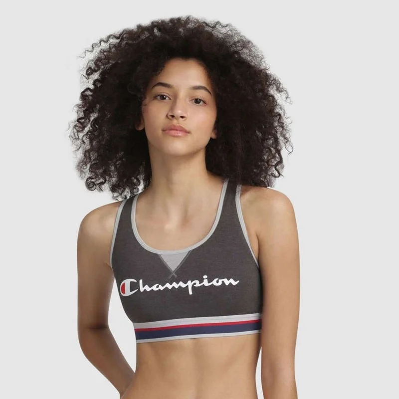 Champion - Brassière Femme Authentique XS Gris Granit