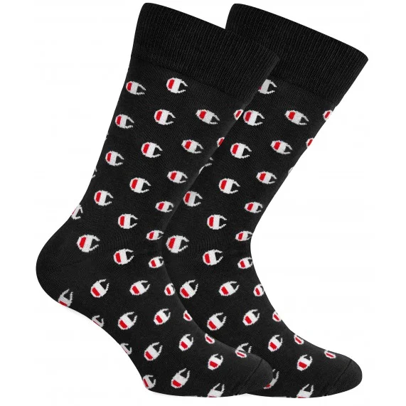 Allover Logo Socks Set of 2 (Fancy socks) Champion on FrenchMarket