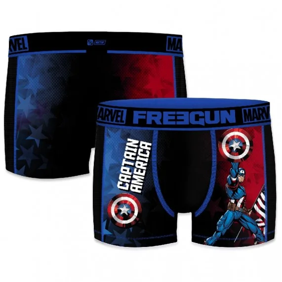 FREEGUN Men's Aktiv Sport Boxer Marvel Captain America (Boxers) Freegun on FrenchMarket