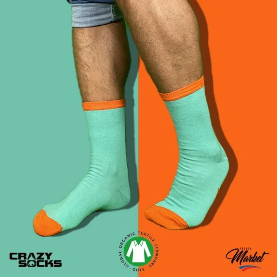 CRAZY SOCKS Chaussettes Fantaisies Coton Bio (Chaussettes fantaisies) Crazy Socks chez FrenchMarket