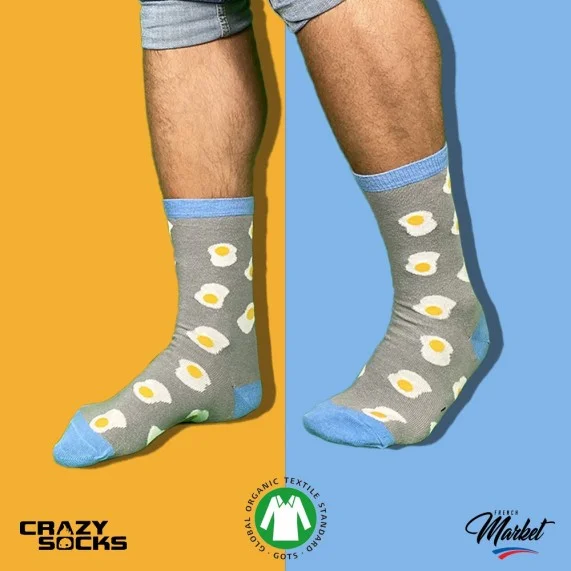 CRAZY SOCKS Food Socken Bio-Baumwolle (Fancy) Crazy Socks auf FrenchMarket