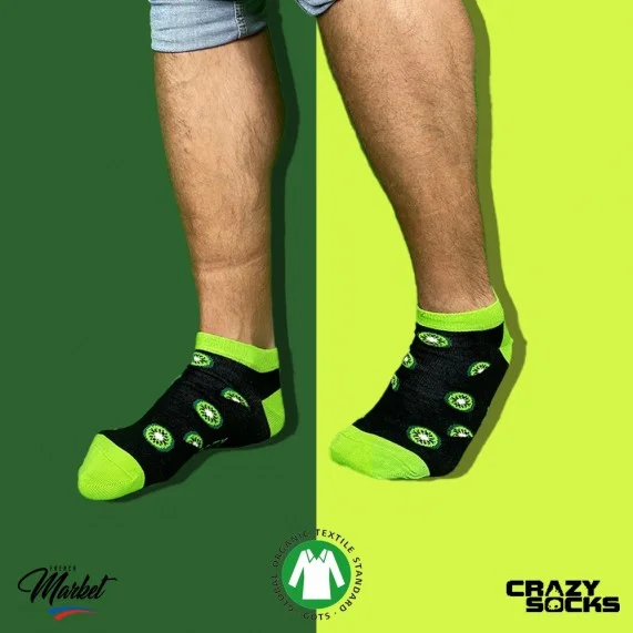 CRAZY SOCKS Calzino in cotone organico con frutta (Fantasia) Crazy Socks chez FrenchMarket