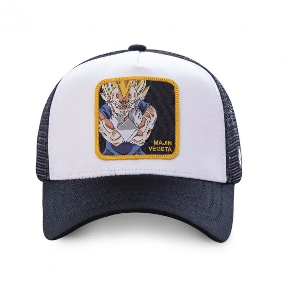 CAPSLAB Casquette Trucker Dragon Ball Z Majin Vegeta Noir (Cap) Capslab auf FrenchMarket