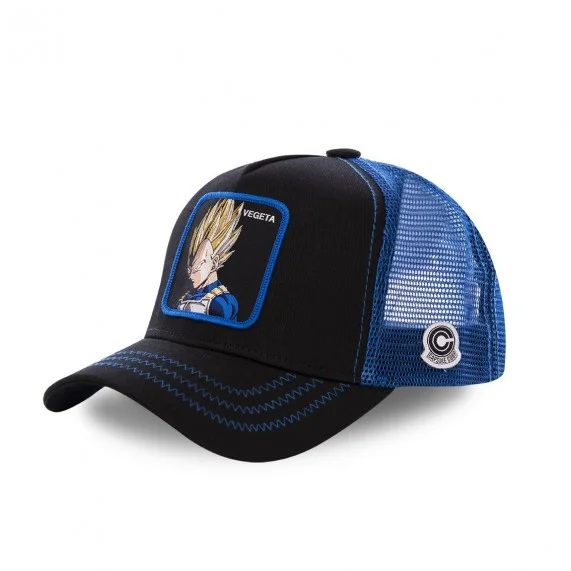 CAPSLAB Casquette Dragon Ball Z Vegeta Navy Yellow