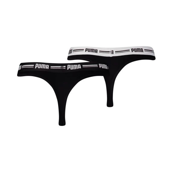 Women's Cotton Thongs 2 Pack (Strings) PUMA on FrenchMarket