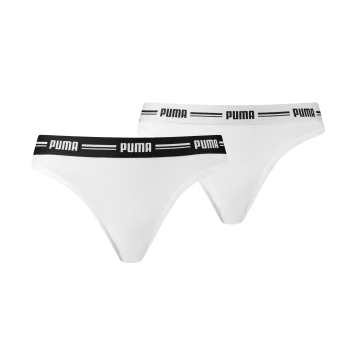 Women's Cotton Thongs 2 Pack (Strings) PUMA on FrenchMarket