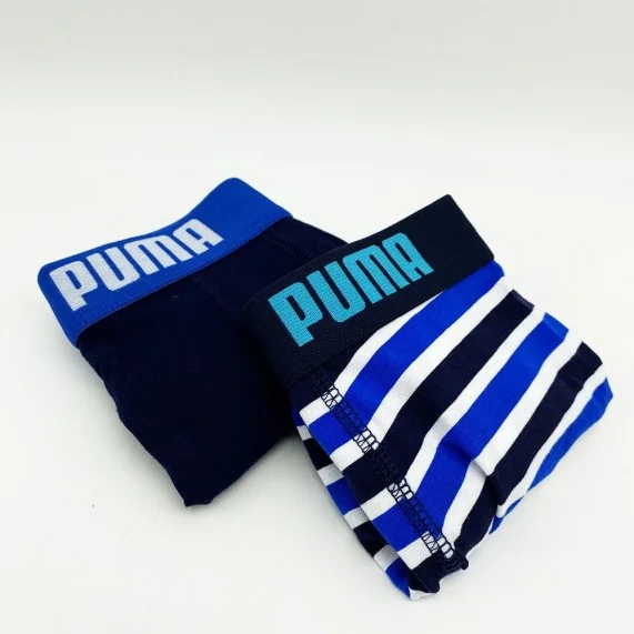 Boxer ragazzo cotone stampato a strisce (Boxer) PUMA chez FrenchMarket