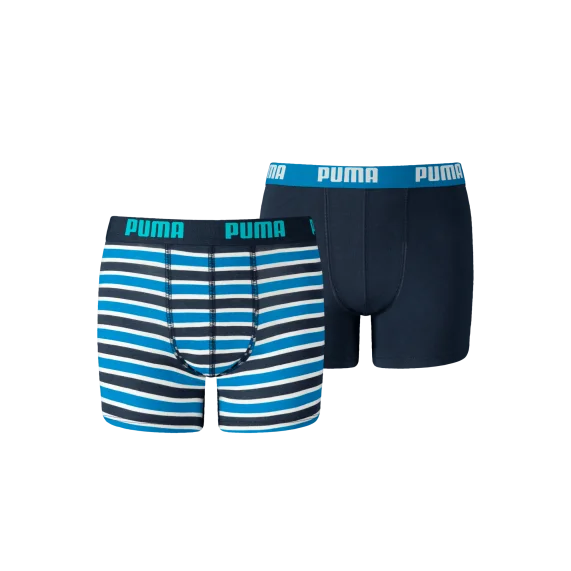 Boxer ragazzo cotone stampato a strisce (Boxer) PUMA chez FrenchMarket