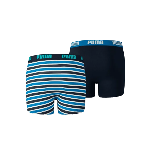 Boxer ragazzo cotone stampato a strisce (Boxer) PUMA chez FrenchMarket