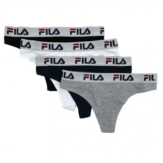 Lot de 4 String Coton Femme (Strings) Fila chez FrenchMarket