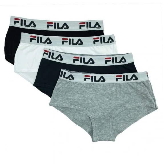 Juego de 4 bragas de algodón para mujer (Bragas) Fila chez FrenchMarket