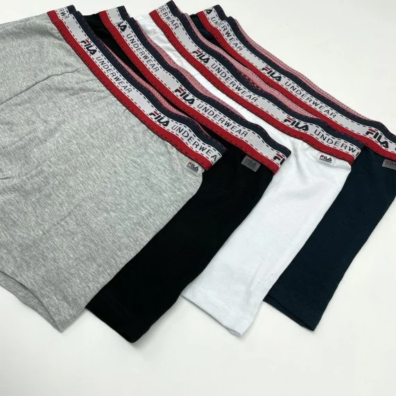 Men's Premium Cotton Boxers - Set of 4 (Boxers) Fila on FrenchMarket