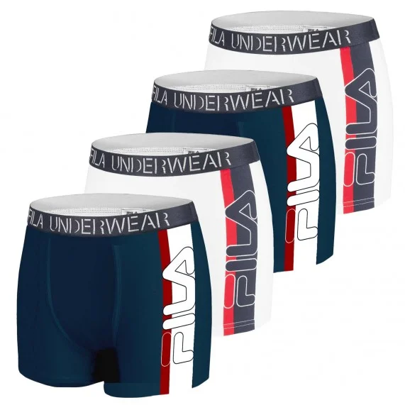 Lot de 4 Boxers Homme Big Logo (Herenboxershorts) Fila chez FrenchMarket