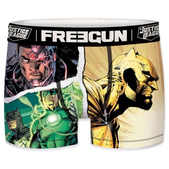 Juego de 4 calzoncillos DC Comics Justice League para hombre (Calzoncillos para hombre) Freegun chez FrenchMarket