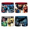 Set di 4 boxer DC Comics Justice League per uomo (Boxer da uomo) Freegun chez FrenchMarket