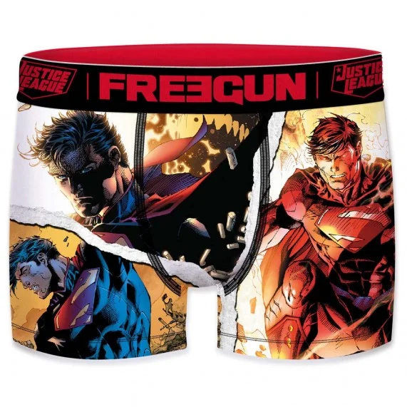 Juego de 4 calzoncillos DC Comics Justice League para hombre (Calzoncillos para hombre) Freegun chez FrenchMarket