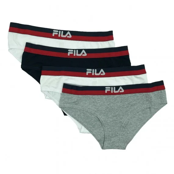 Juego de 4 calzoncillos de algodón para mujer (Bragas) Fila chez FrenchMarket