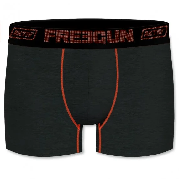 Lot de 4 Boxers Freegun Homme AKTIV Sport 3D Noir (Herenboxershorts) Freegun chez FrenchMarket