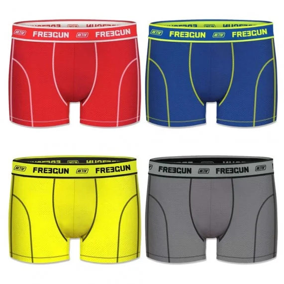 Lot de 4 Boxers Homme AKTIV Sport Spécial Edition en Mesh (Boxers) Freegun chez FrenchMarket