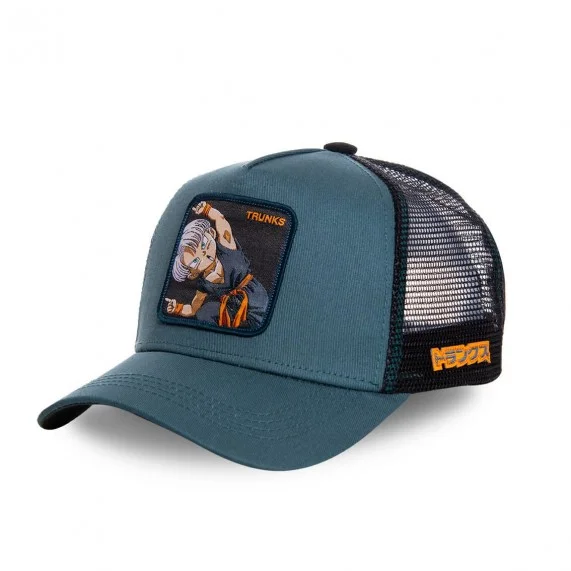 CAPSLAB Casquette Trucker Dragon Ball Z Trunks Bleu (Caps) Capslab chez FrenchMarket